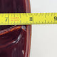 Marcrest Daisy Dot Divided Serving Bowl Brown 8"x10" Stoneware Oven Proof USA
