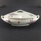 Covered Vegetable Oval Serving Dish Floral Porcelain H J Co Bavaria Antique