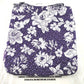 Vera Bradley Triple Zip Hipster Purple White Rain Garden Crossbody Bag NWT