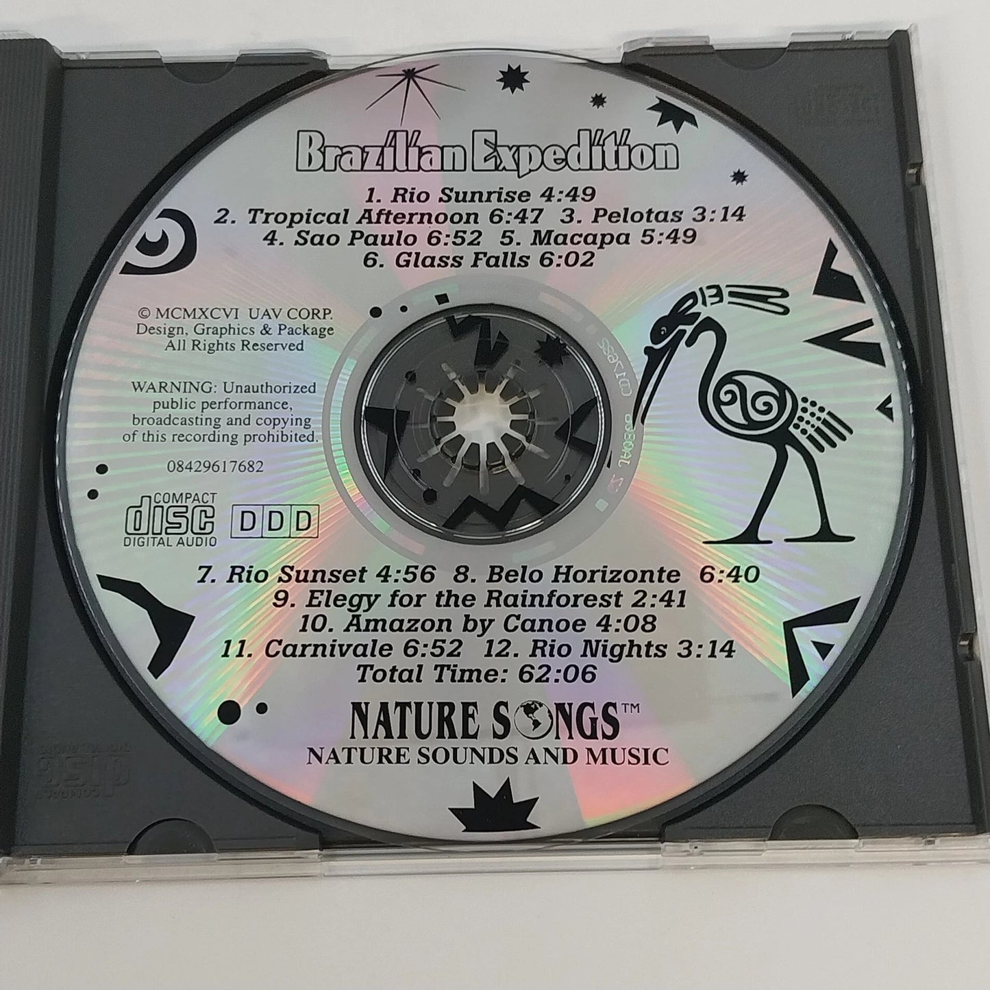 Nature Sounds Music 4 CD Lot Grand Canyon Brazilian Expedition Streams Vintage
