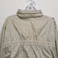 Eddie Bauer Women’s Jacket XXL Beige Hooded Zip Front 3/4 Sleeve Lightweight