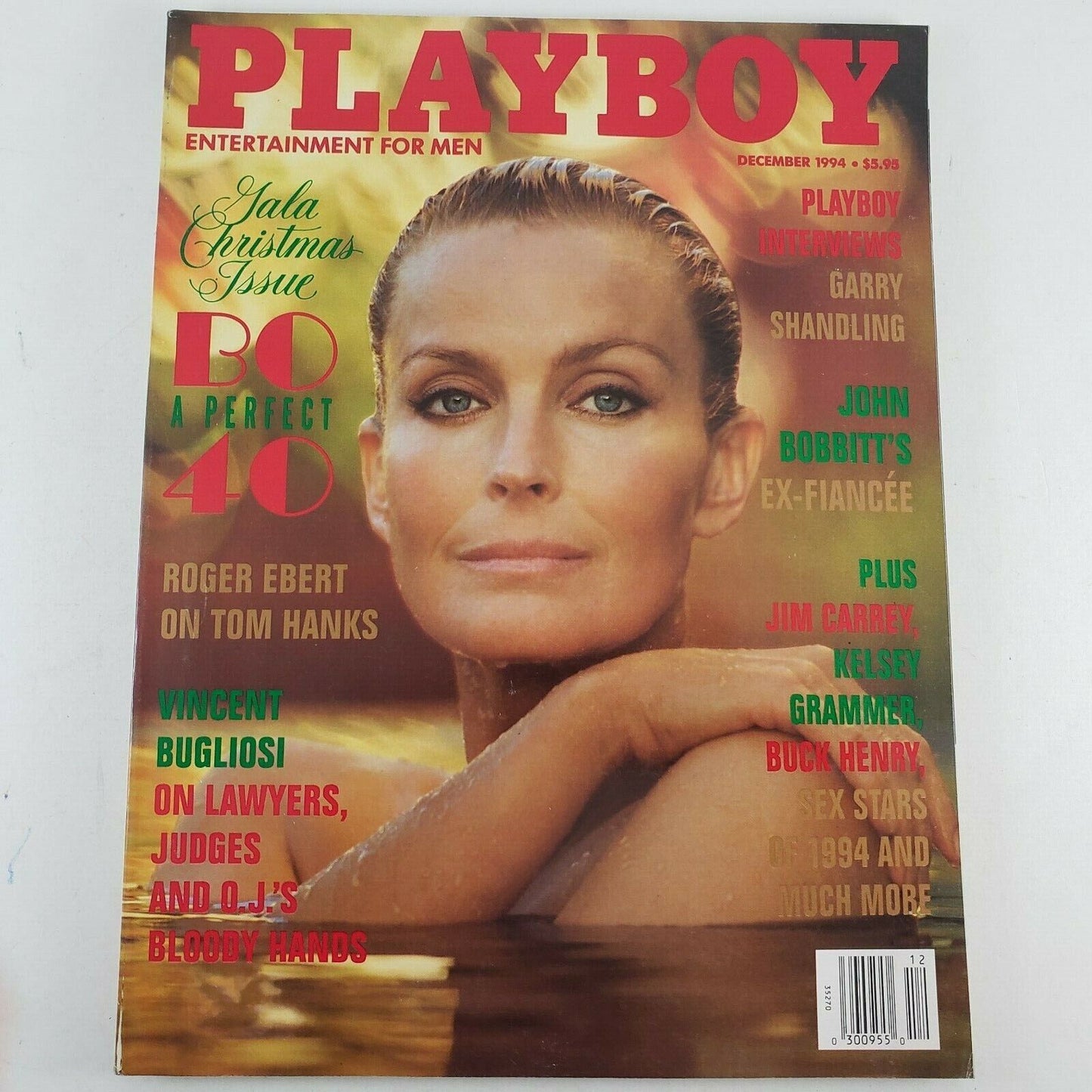 Playboy Magazine Vintage December 1994 Gala Christmas Issue & Bo A Perfect 40