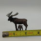 Heller Moose & Calf Pewter Statue Figurine 2" Wildlife Miniature 1983 Vintage