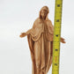 Blessed Virgin Mary Statue 1960s Molded Plastic 6" Religious Devotional Figurine