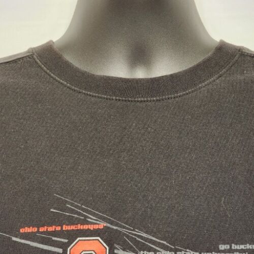 The Ohio State University P2 Pro Player Men's T-Shirt L Large Black Heavy Weight