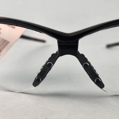 Jackson Safety Nemesis V30 Safety Glasses Black Frame Clear Lens 19804 ANSI Z87+