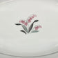 Noritake Crest 5421 Oval Vegetable Bowl 10" Lily of the Valley Platinum Trim Vtg