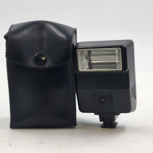 Canon Speedlite 155A Shoe-Mount Camera Flash For SLR with Case Vintage 1970's