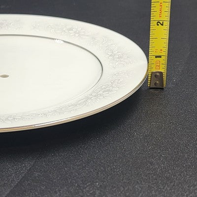 Noritake 2225 Cumberland 2-Tier Serving Tray Floral Japan Vintage