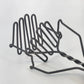 Double Wire Potato Masher Double Spring Action Black Wood Handle Farmhouse Tool