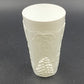 Indiana Glass Milk Glass Tumbler Harvest Pattern 3.25"x5.75" Vintage Drinkware