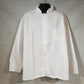 White Traditional Server Coat XL Fame Fabrics 4 Buttons Military Collar C102
