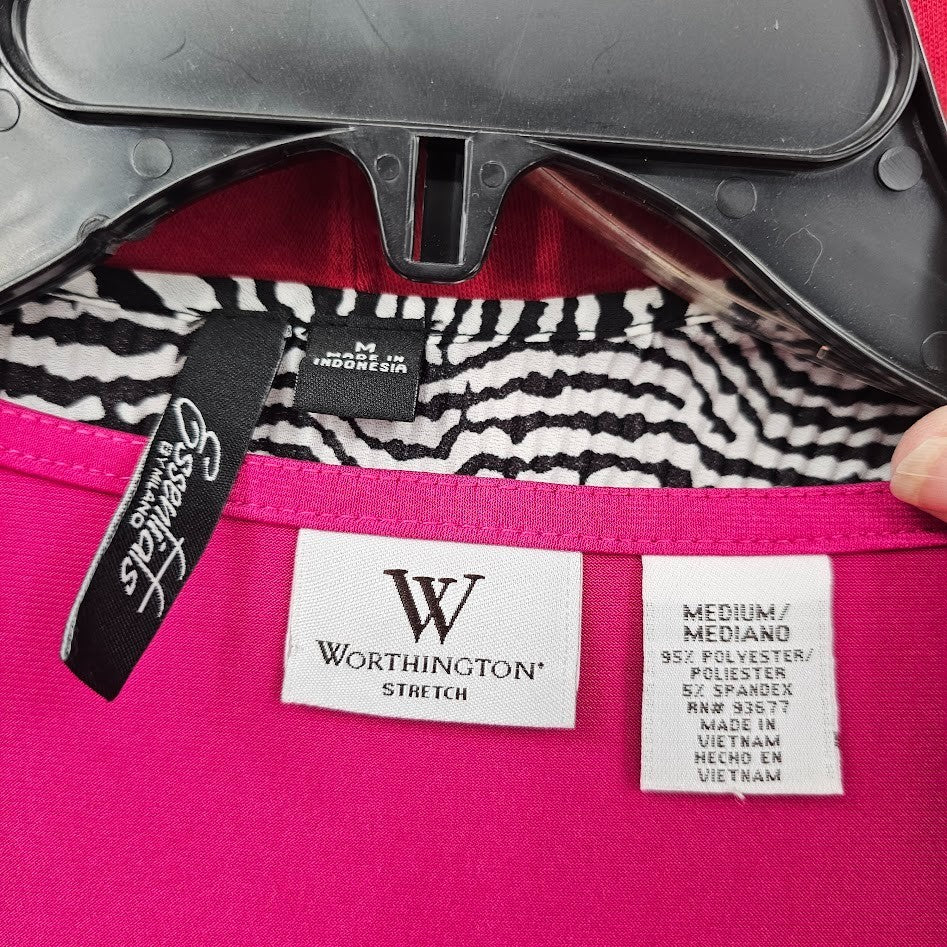 Women’s Tops & Sweaters Lot Size Medium 5 Pc Worthington Cherokee St John’s Bay Vintage Bundle