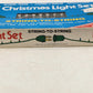 JoyBrite 50 Mini Flashing Multicolor Christmas Lights Set String to String 27ft