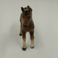 Ceramic Brown with White Accents Trotting Horse Figurine Japan Vintage 4"x3.75"