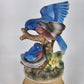 Gorham Bluebird Music Box Play THE WAY WE WERE Japan Porcelain 1978 Tested Works
