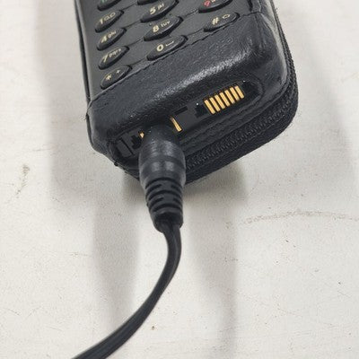 Nokia 6185 Black Mobile Phone with Case & Charger As Is Vintage Collectors Item