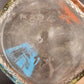 Virginia Dairy Glass Milk Bottle 1 Quart Orange and Blue Logos STOP School Bus