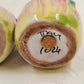 Apple & Pear Salt and Pepper Shakers Set Figural Ceramic Homemade Kitchen Decor