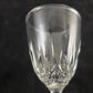 6 Pressed Glass Stemware Shot Cordial Drink Barware Vintage Clear Glasses 3½" H