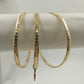 Three Set of Jewelry Bangles Thin Bracelets Gold Tone One with Gold Disc Dangle