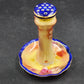 Limoges Hat Pin Holder Victorian Style Porcelain Hand Painted Floral 5"