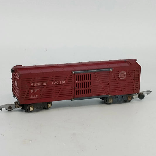 American Flyer S Gauge Stock Car #629 Missouri Pacific Red Train Cart Vtg As Is