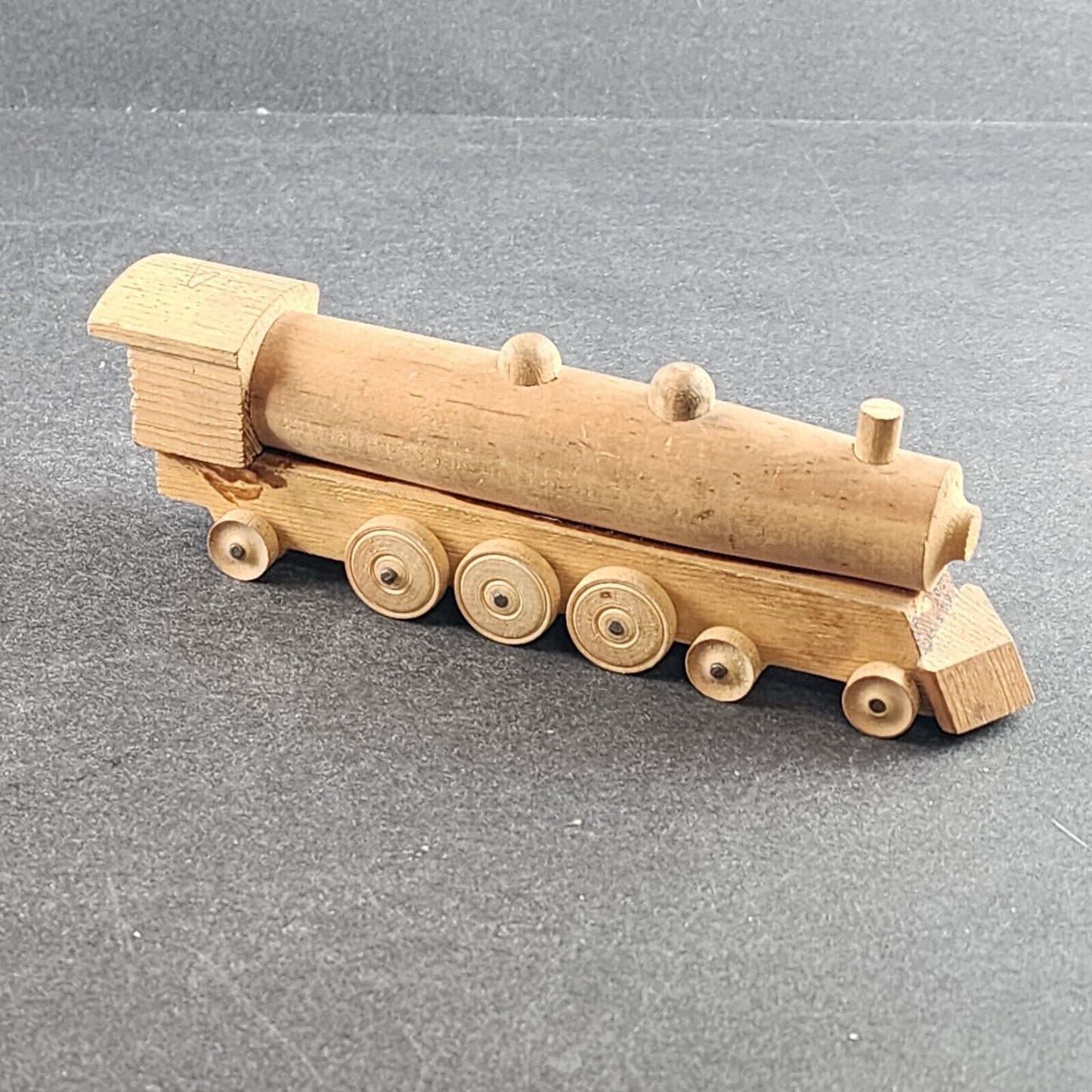 Handmade Wooden Train Engine and Train Car Vintage Variation Choices Unfinished