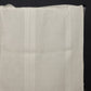 White Long Tablecloth with Embroidery Diamond & Striped Line Design 102" x 58"