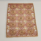 Raffia Ratan Sunburst Placemats Set 4 Boho Woven Orange Red Yellow Table Decor 17.5"