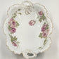 Rosenthal RC Monbijou China Vegetable Bowl Pink Bavaria Roses w Handle Chipped