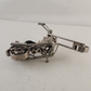 Homemade Chopper Motorcycle Scrap Art Uses Nuts Bolts Bearings Spark Plugs More