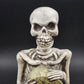 Halloween Resin Molded RIP Skeleton Grave Stone Serpent 13.5" Yard Decoration