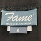 Fame Fabrics Black Fitted Server Vest V42L Women’s Small