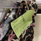 JTB Leopard Chain Print Top Women's Petite Large Ruffle Cap Sleeve Stretch Tee