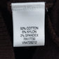 Cherokee Brown Sweater Vest Womens Large Sleeveless Crew Neck Cotton Blend