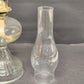 Hurricane Kerosene Oil Lamp Plume Atwood Eagle Clear Glass Chimney 19.75"h Vtg