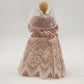 Christmas Tree Top Angel 10.5" Porcelain Head Hands Lace Freestanding Victorian
