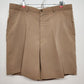 Haggar Comfort Equipped Men's Golf Walking Shorts Khaki Size 36 Waist 8" Inseam