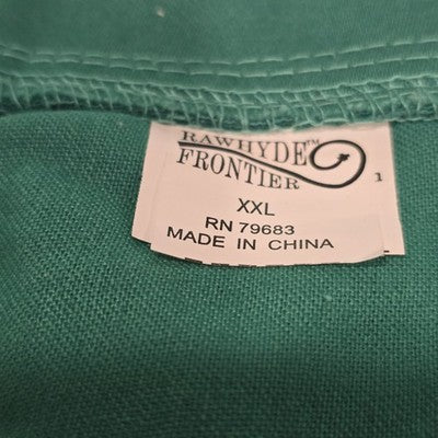 Rawhyde Frontier Welding Cape Sleeves Size XXL Snap Closure Arc Flame Resistant