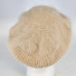 Beige Italian Style Beret Women’s Knit Beanie Hat Cap Soft One Size Classic Chic