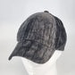 Gray Velour Baseball Cap Hat Soft Polyester Adjustable Hook-Latch Adult China