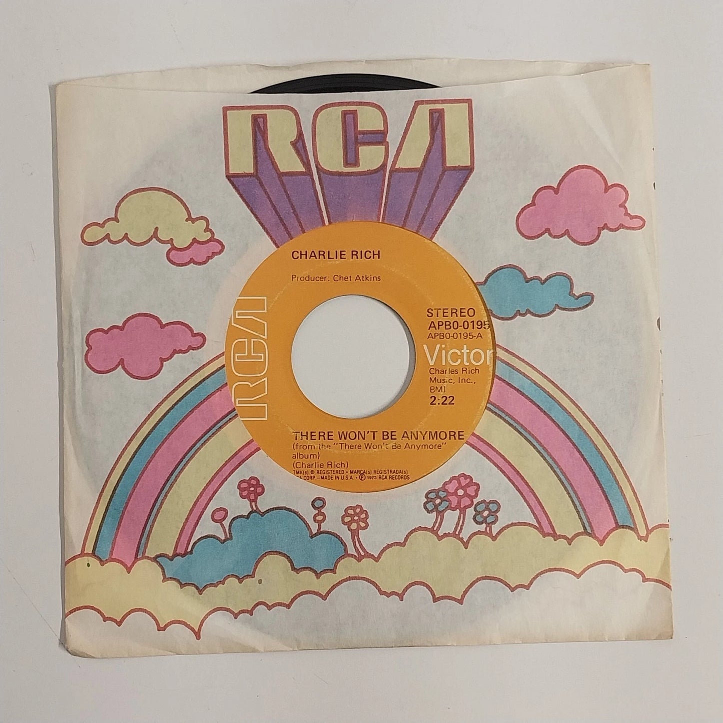 Charlie Rich 45 RPM Vinyl Lot 4 Country Singles Epic RCA 1973-74 Behind Closed