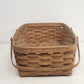 Longaberger 1989 Large Market Basket Double Swing Handles 19" Signed Ohio