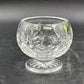 Open Sugar Bowl Waterford Lismore Footed Signed Elegant Crystal Glass