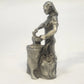 Hudson Baston 1972 Colonial Blacksmith Pewter Figurine Anvil Hammer 3" Vintage