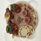 Wong's Polyresin Miniature Tea Set Grapes Fruit Teapot Teacup Collectible 5.5"
