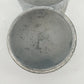 Pewter Trinket Box Storage Floral 3 Legged Footed Lift Lid Ball Finial 3.25" Vtg