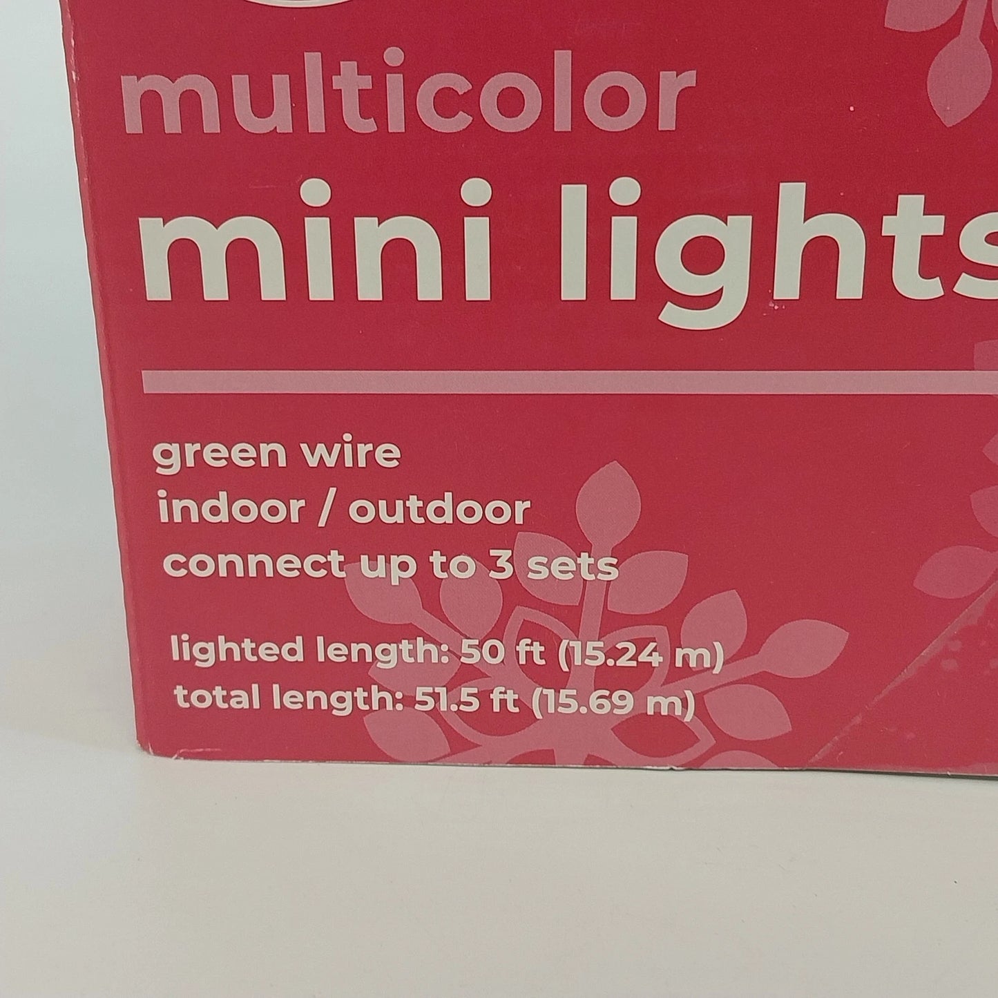 250 Multicolor Mini Christmas Lights Green Wire 50 ft Indoor Outdoor NIB