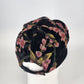David and Young Baseball Cap Black Pink Floral Velour Soft Velvet Hat China